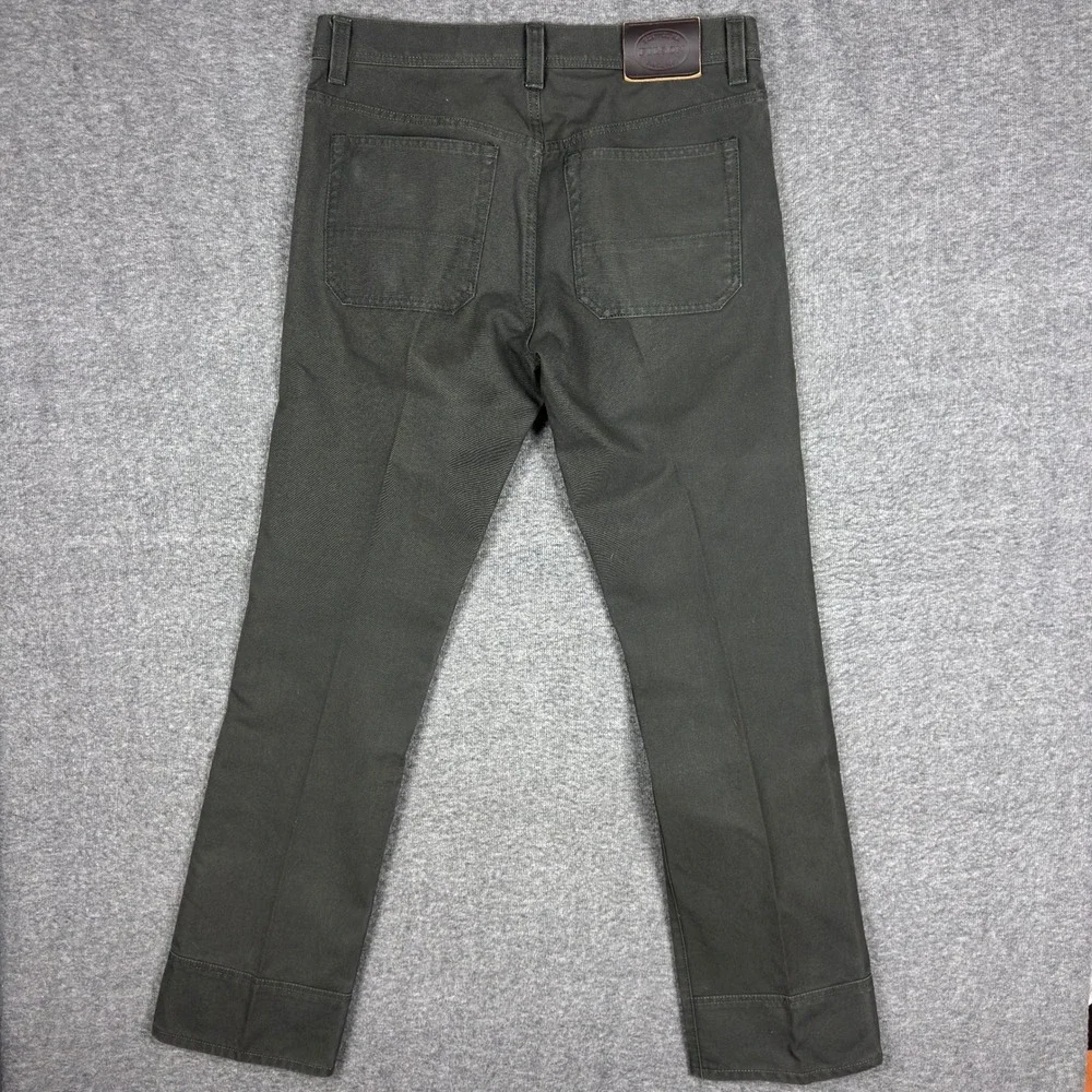 Filson‎ Dry Tin Cloth Pants Mens 32x35 Raven Grey 11.5 Ounce Chino Work Outdoor